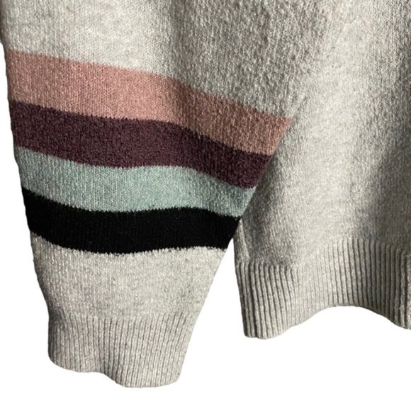 Reitmans Women's Light Heather Gray Weekend Crew Neck Sweater - Picture 4 of 8